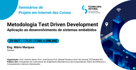 FB_LinkedIn_Seminário_Projeto em Internet das Coisas_Metodologia Test Driven Development – Aplicação ao desenvolvimento de sistemas embebidos