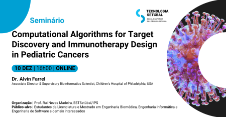 FB_LinkedIn_Seminário_Computational Algorithms for Target Discovery and Immunotherapy Design in Pediatric Cancers FB_LinkedIn_Seminário_Computational Algorithms for Target Discovery and Immunotherapy Design in Pediatric Cancers