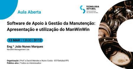 FB_LinkedIn_Aula Aberta_Software de Apoio à Gestão da Manutenção Apresentação e utilização do ManWinWin
